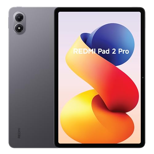 XIAOMI REDMI Pad 2 Pro - Tablet de 12.1" 2.5K (Snapdragon 7s Gen 4, 6GB de RAM, 128GB de ROM, WiFi 6 + Bluetooth 5.3, Batería de 12000 mAh, Cargador no Incluido), Gris (Versión ES)