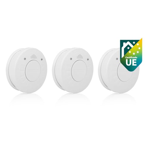 3 detectores de Humo 85 DB