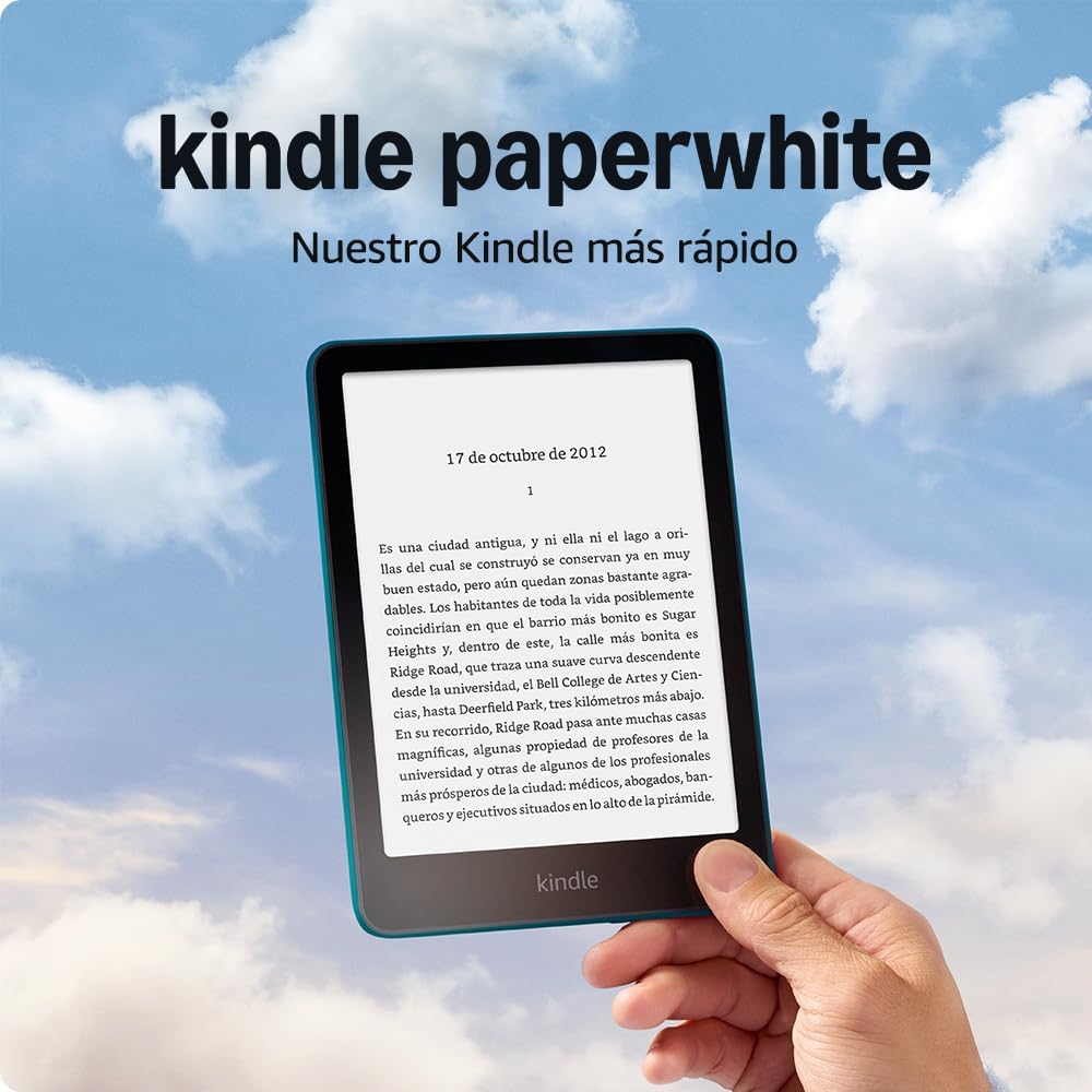 Amazon Kindle Paperwhite (última generación) | Nuestro Kindle más rápido, con una nueva pantalla sin reflejos y semanas de batería | 16 GB | Con publicidad | Verde jade