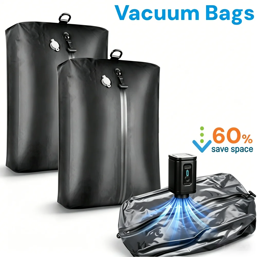 Bolsas de almacenamiento al vacío para viajes