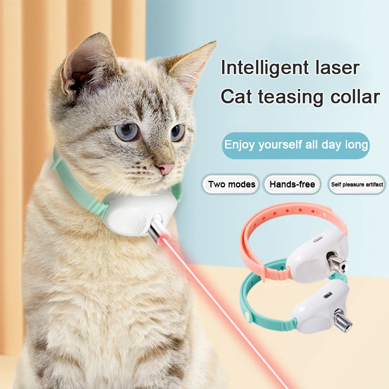 Collar láser para gatos interactivo
