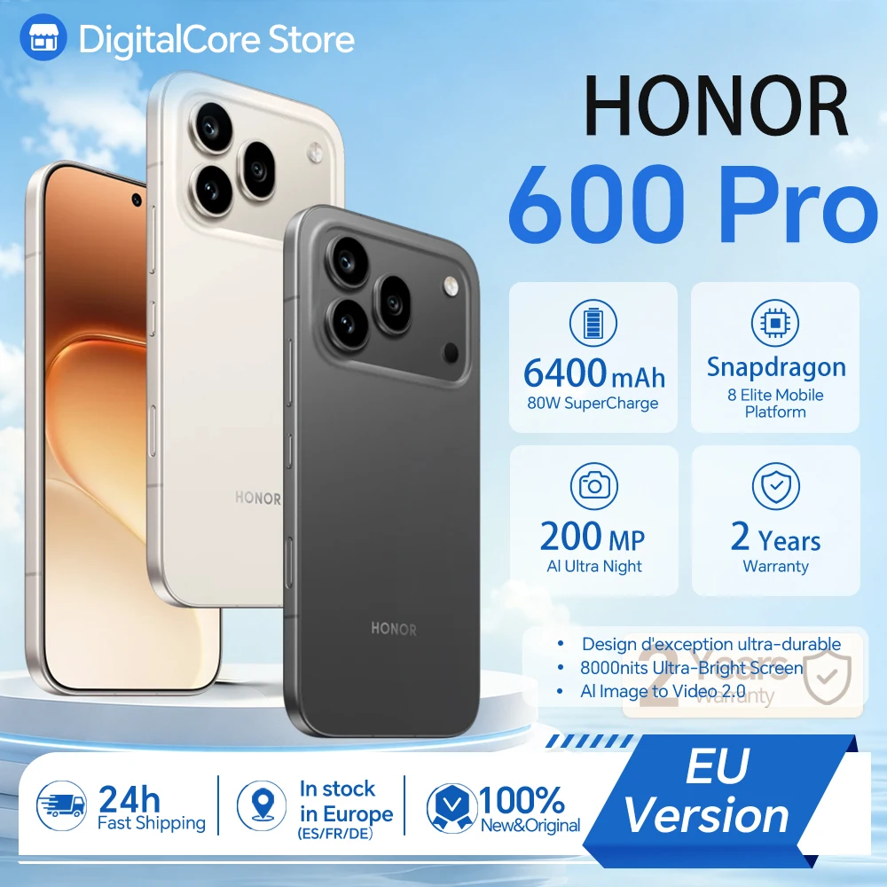 Honor 600 PRO RAM 12 GB ROM: 512 GB