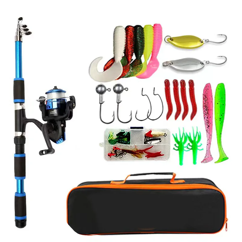 Kit de pesca telescópica completo
