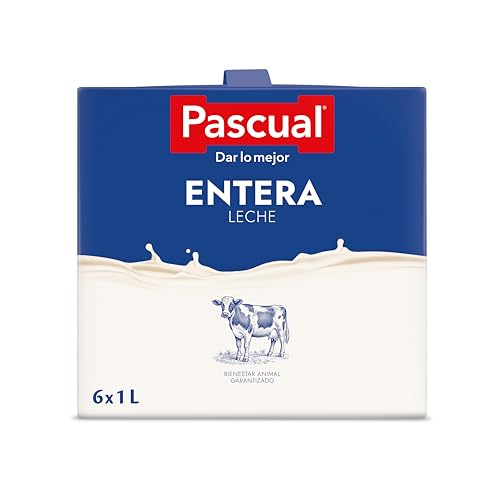 Leche entera Pascual pack 6x1L