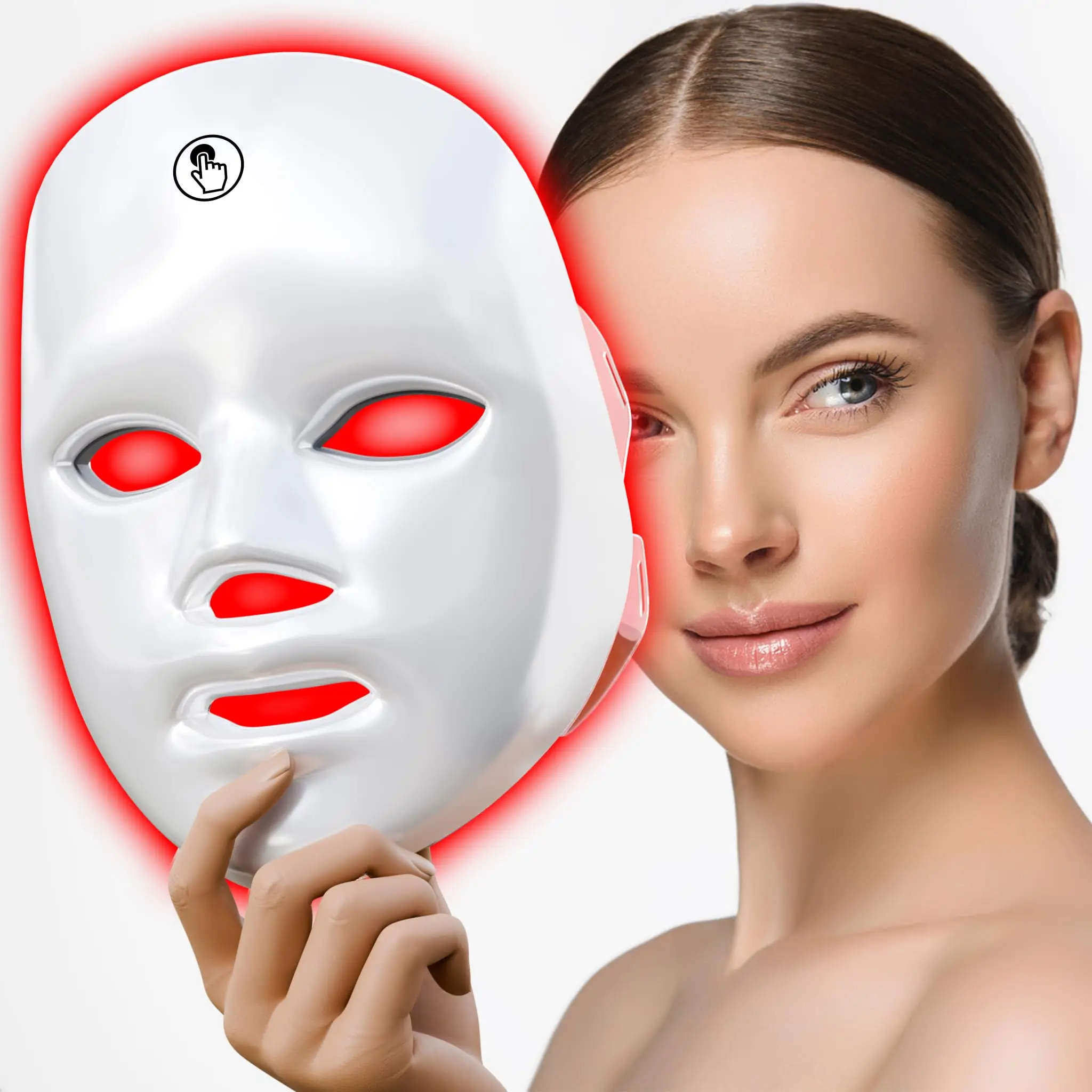 Mascarilla LED para cuidado facial