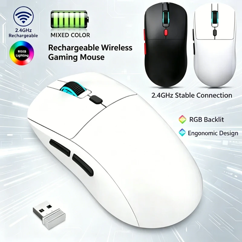 Mouse Bluetooth Recargable Paw3395