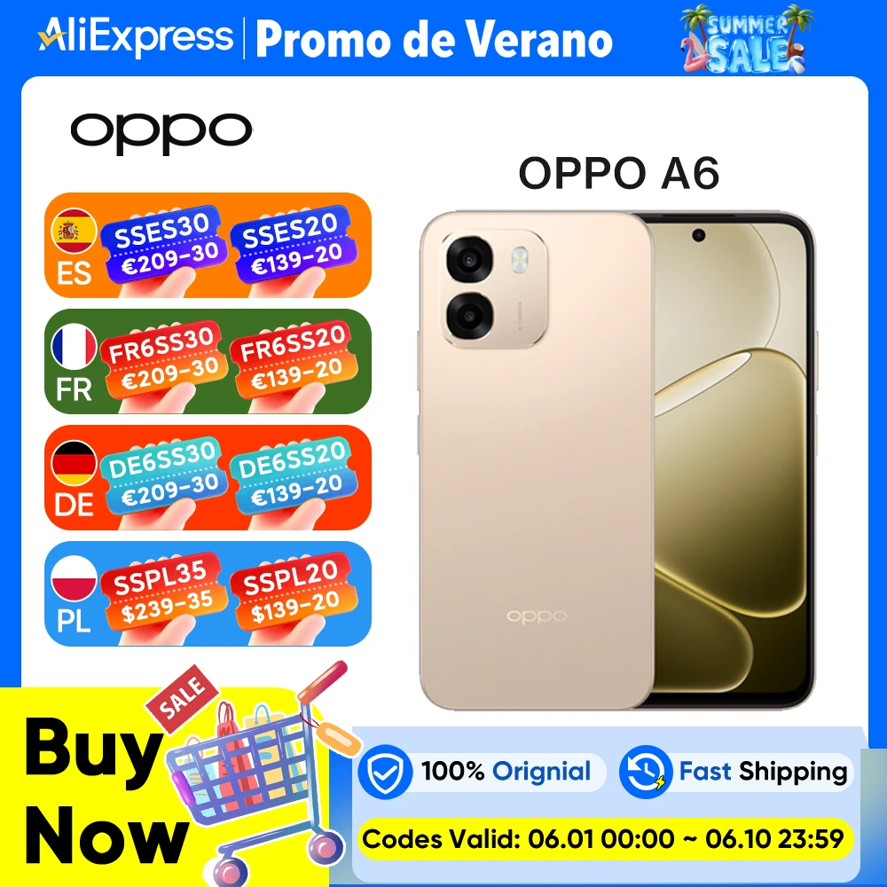 OPPO A6 6 GB 256 GB 6550 mAh