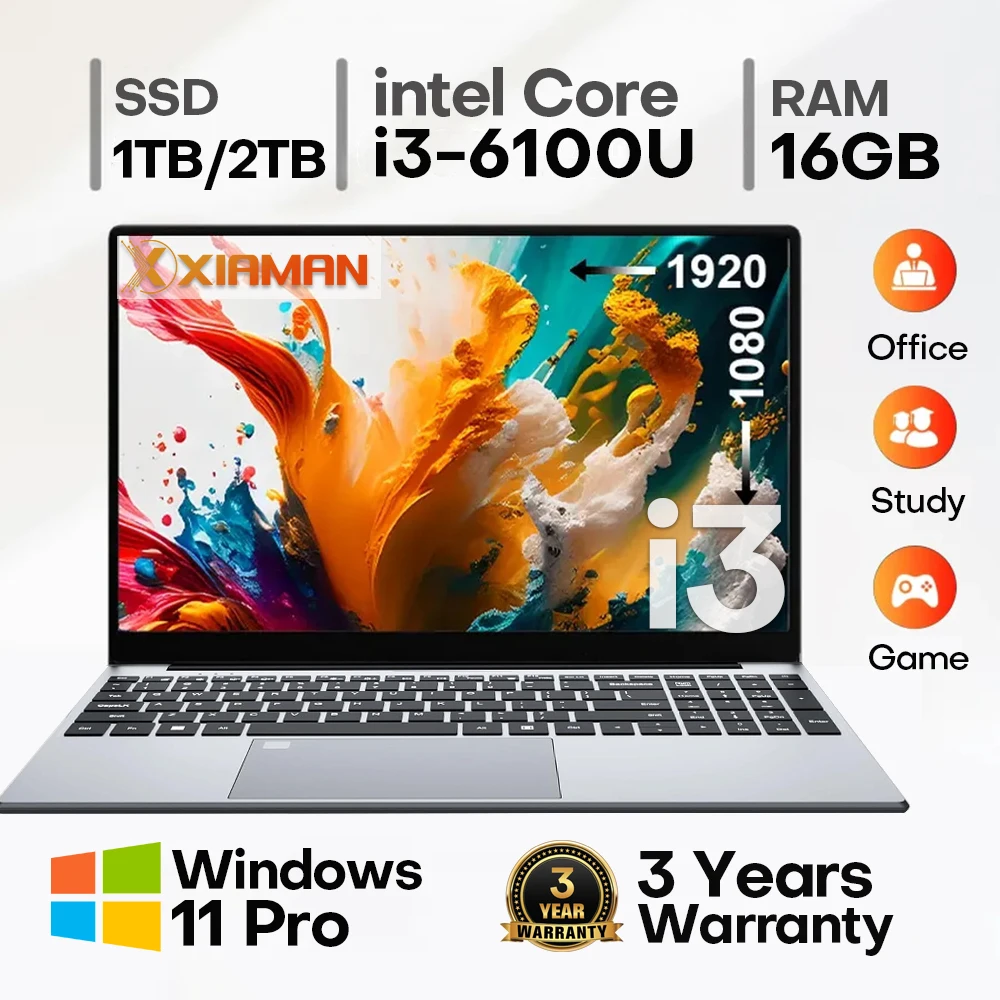Ordenador portátil i3 16GB/256GB SSD