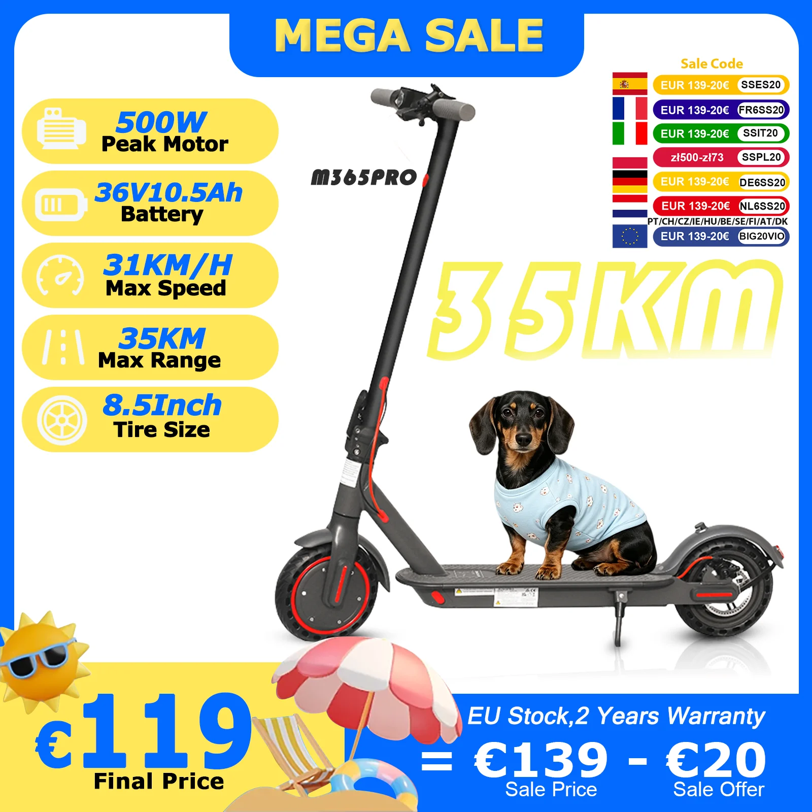 Patinete eléctrico M365PRO X1