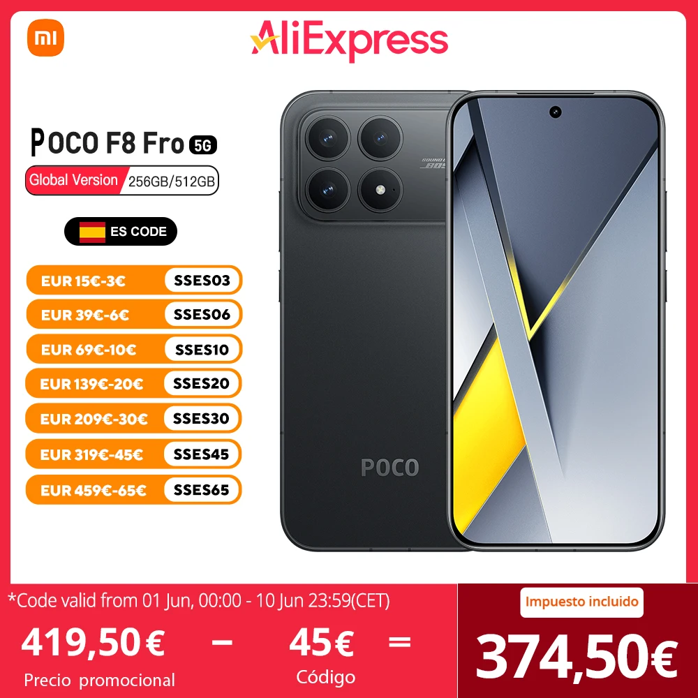 Poco F8 Pro  RAM:  12 GB | ROM: 256 GB
