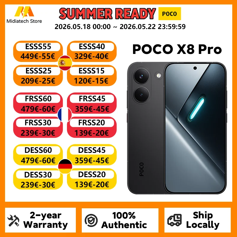 Poco X8 Pro ℹ️  RAM:  8 GB | ROM: 512 GB