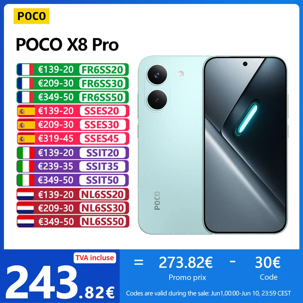 Poco X8 Pro ℹ️  RAM:  8 GB | ROM: 512 GB