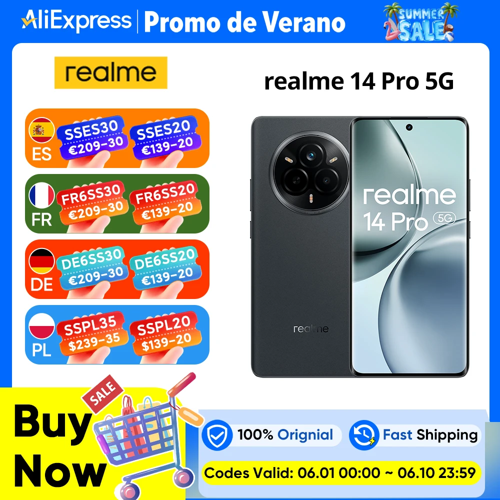 Realme 14 Pro 5G con Dimensity 7300