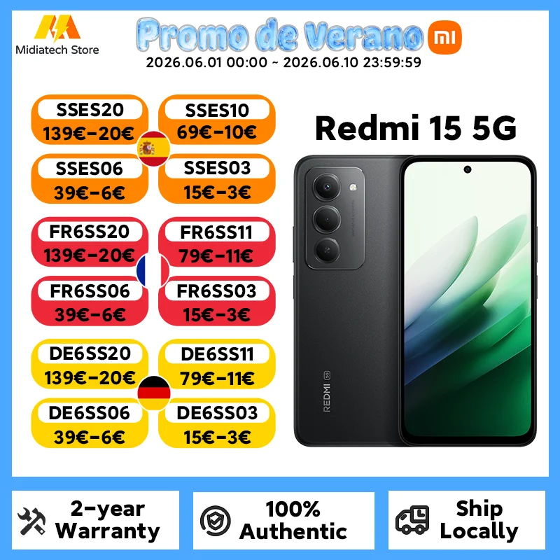 Redmi 15 5G 4GB/128GB