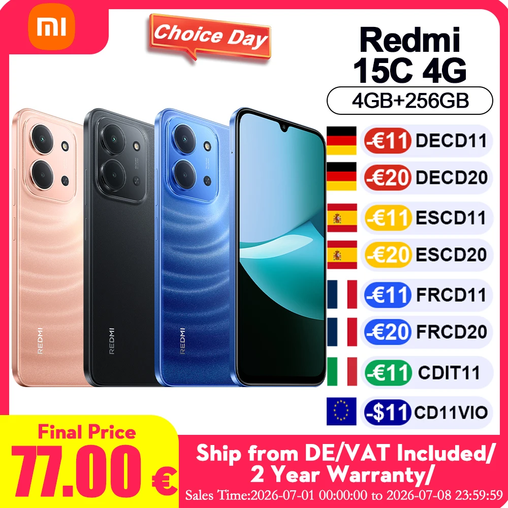 Redmi 15C 4G NFC 4GB/256GB