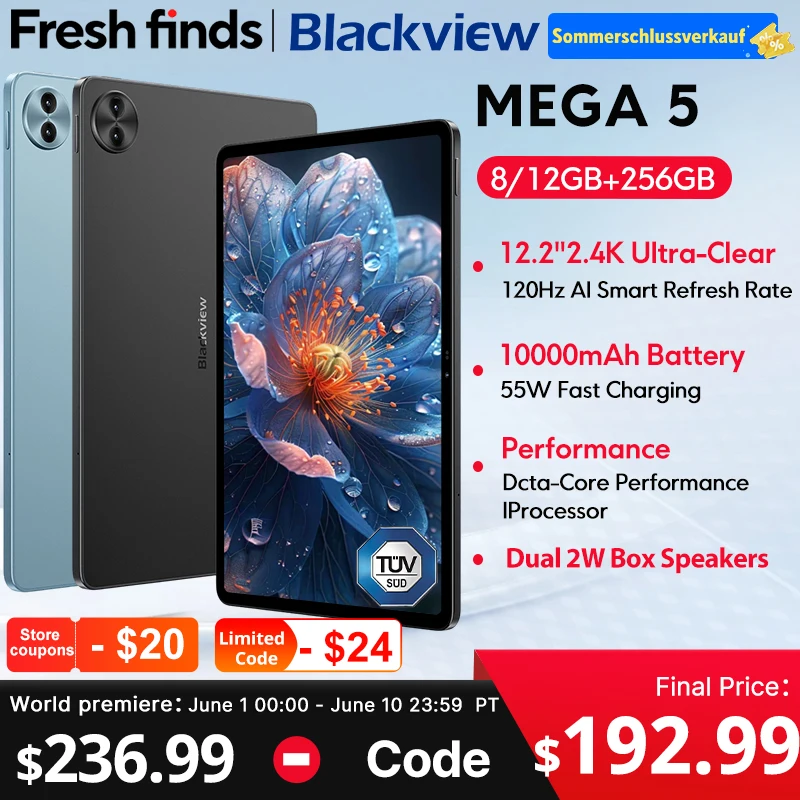 Tablet Blackview MEGA 5 AI 8GB/256GB