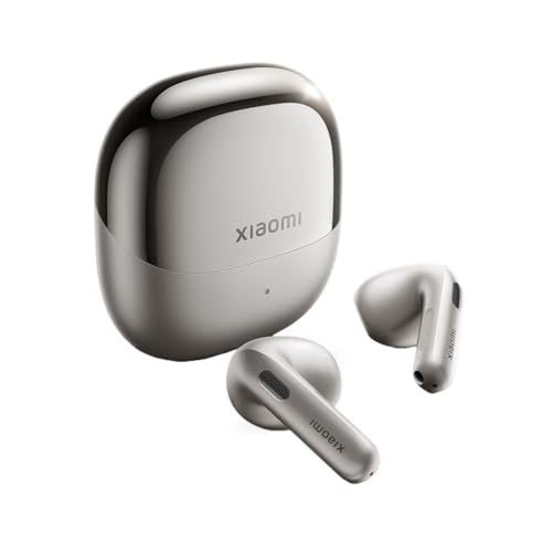 XIAOMI Buds 6, Auriculares Inalámbricos Verdaderos, Cancelación de Ruido con 3 Micrófonos, Harman AudioEFX, Circuito Magnético Triple, 35 h de Reproducción, App, IP54, Gris Titanio