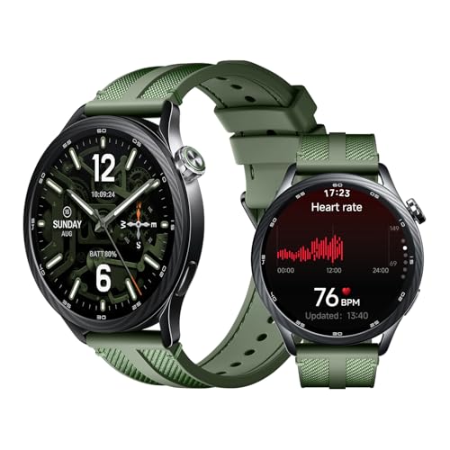 XIAOMI Watch S5 46 mm, Smartwatch con Pantalla, AMOLED de 1,48”, hasta 21 Días de Autonomía, Más de 150 Modos Deportivos, GPS de Doble Banda, NFC, Seguimiento de Salud, Android&iOS,Verde Selva