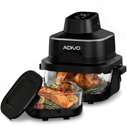 AIR FRYER ADIVO VIDRIO 4L