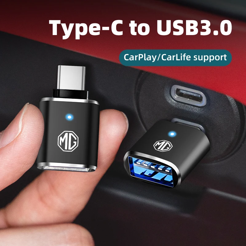 Adaptador LED tipo C para coche