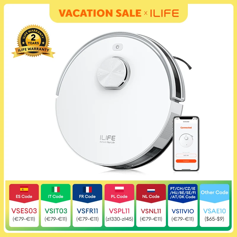 Aspiradora robot ILIFE V30