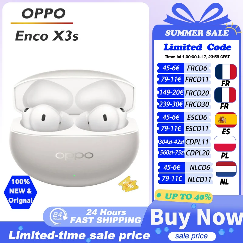 Audífonos inalámbricos OPPO Enco X3s