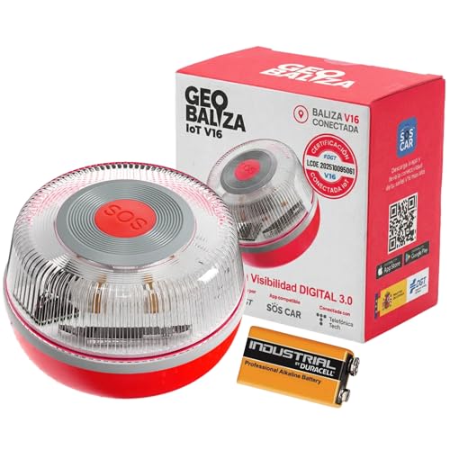 Baliza V16 con geolocalizador Geobaliza
