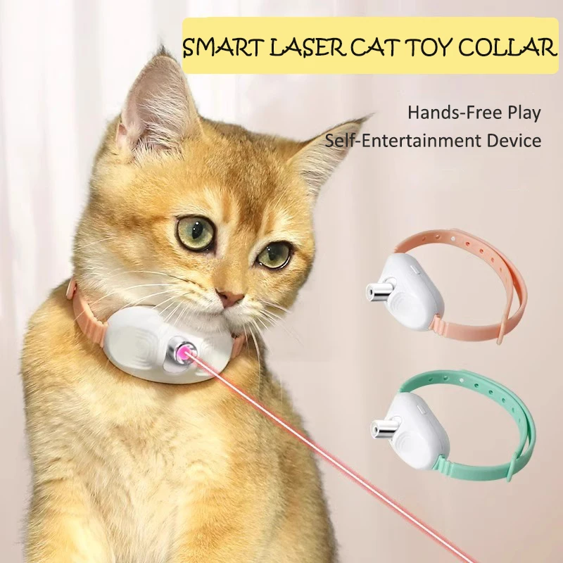 Collar láser inteligente para gatos