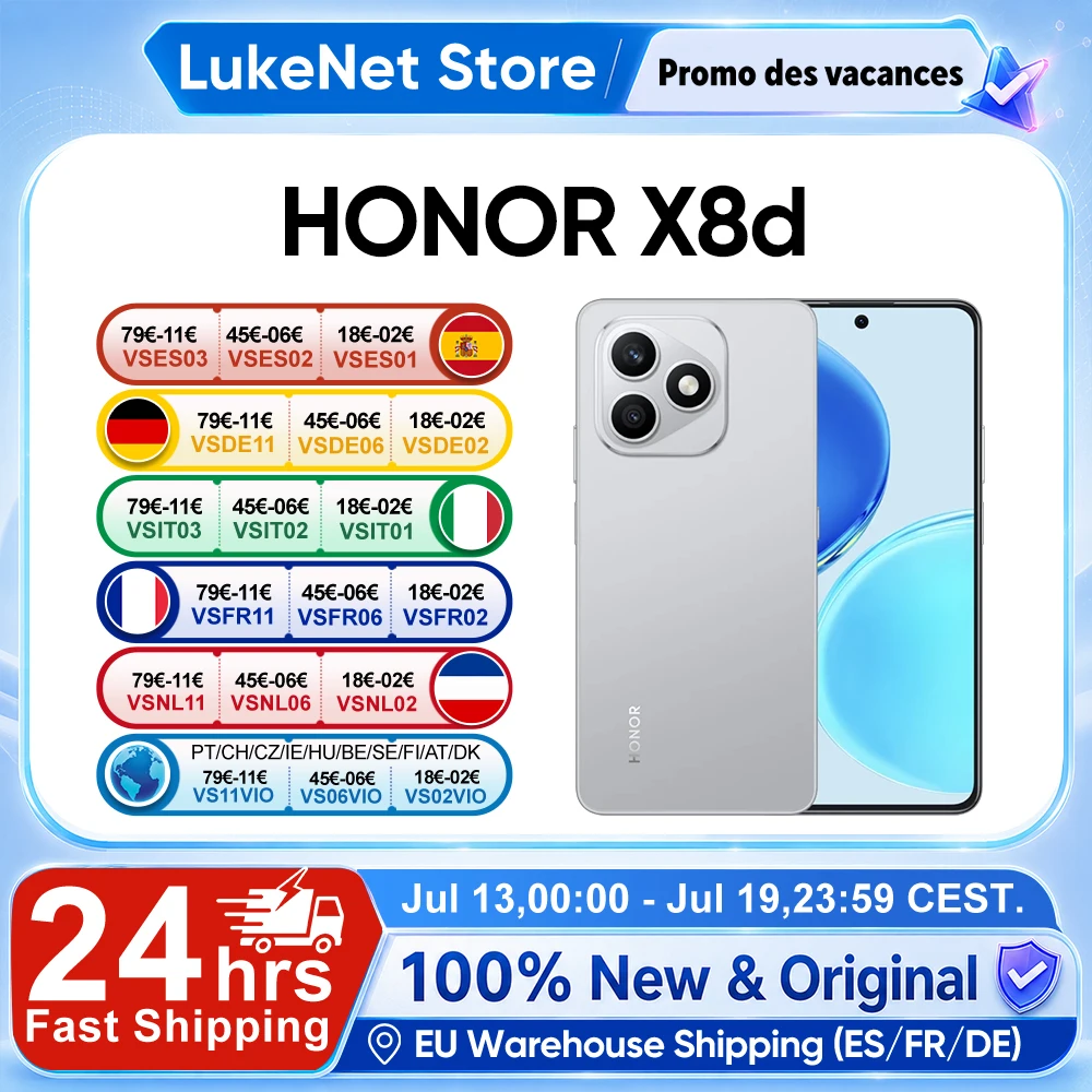 HONOR X8d 8GB/256GB Snapdragon 6s