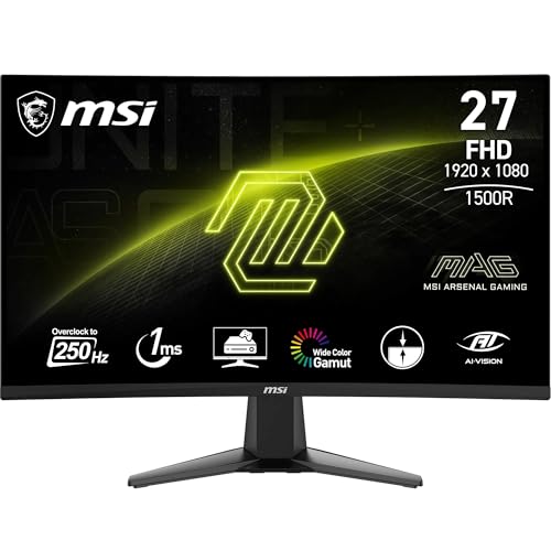 Monitor curvo gaming MSI MAG 27C6F