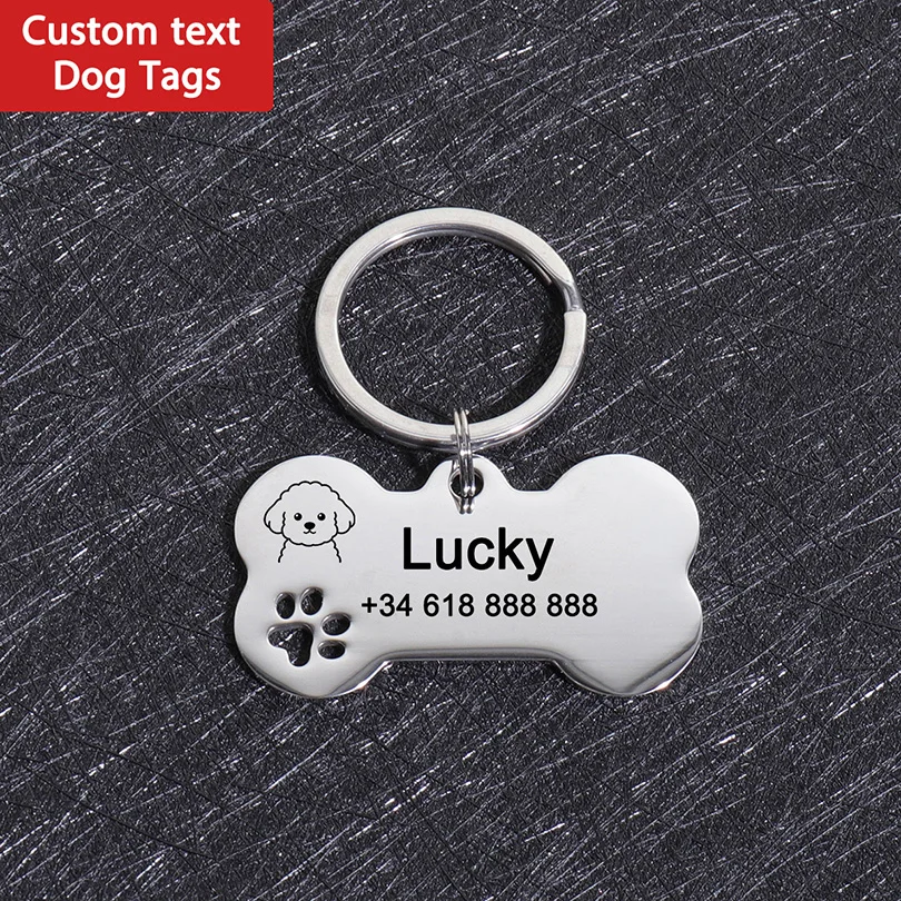 Placas de Identificación Personalizadas para Perros