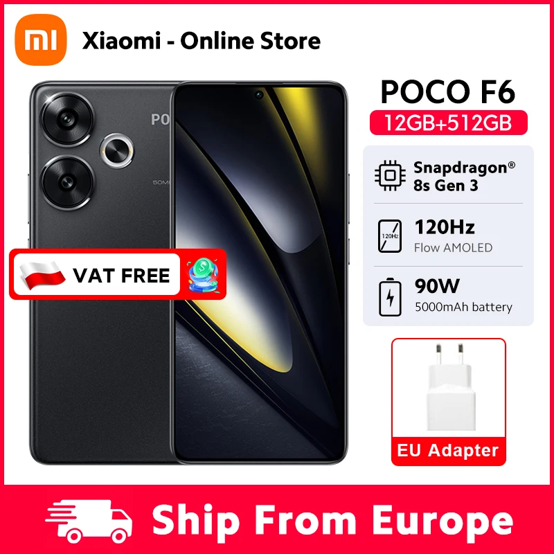 Poco F6  RAM:  12 GB | ROM: 512 GB