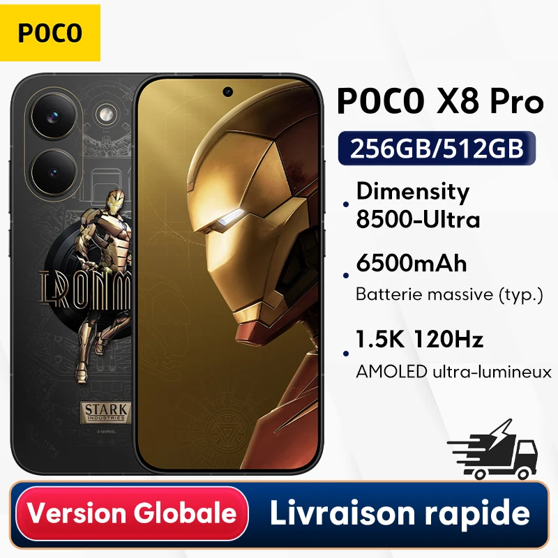 Poco X8 Pro Iron Man Ed.  RAM:  12 GB | ROM: 512 GB