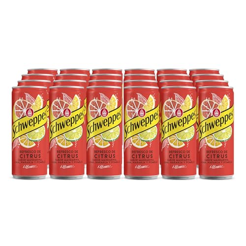 Refresco cítrico bajo en calorías Schweppes