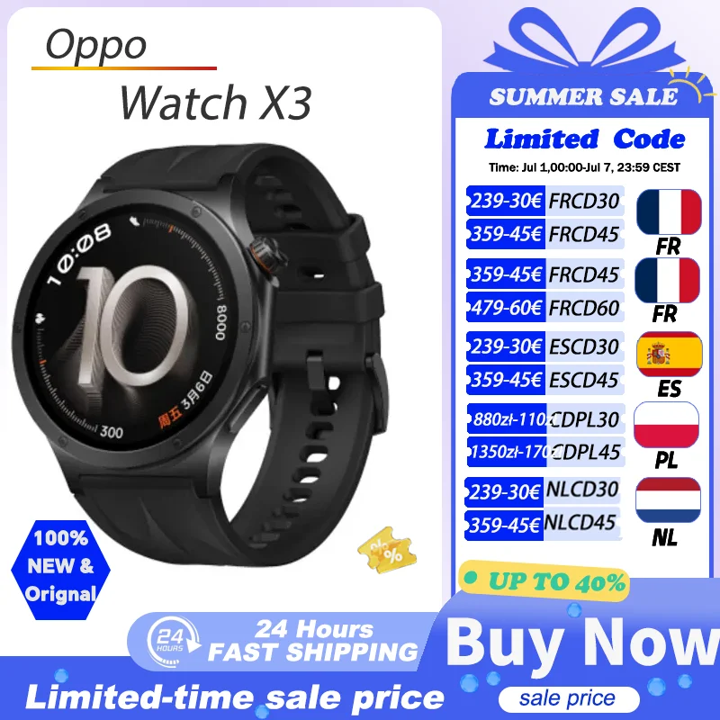 Reloj inteligente OPPO Watch X3