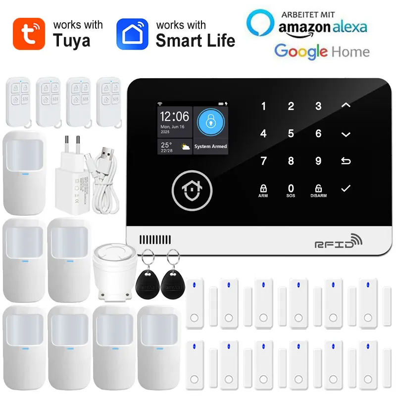 Sistema de alarma inteligente Tuya