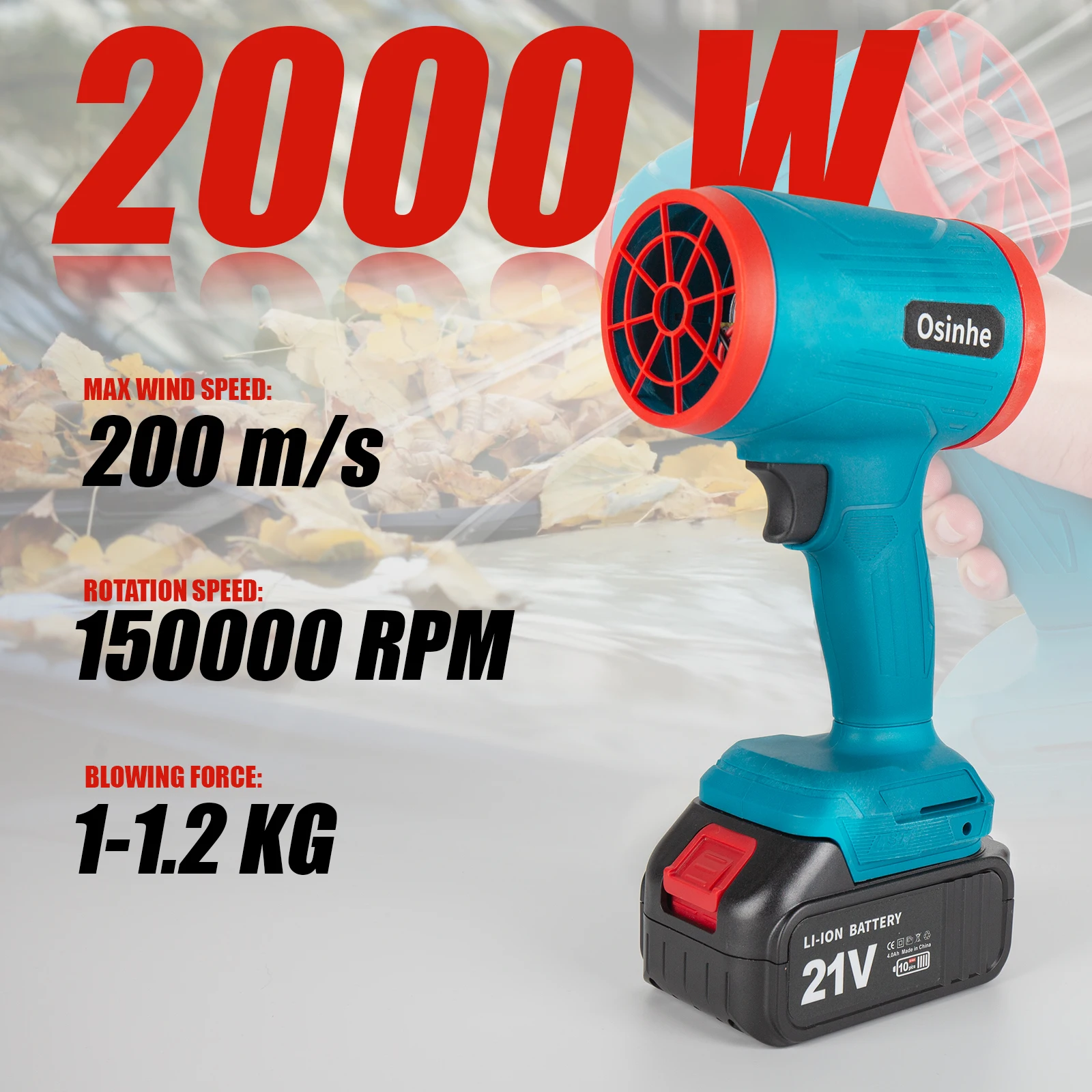 Soplador eléctrico Turbo Jet