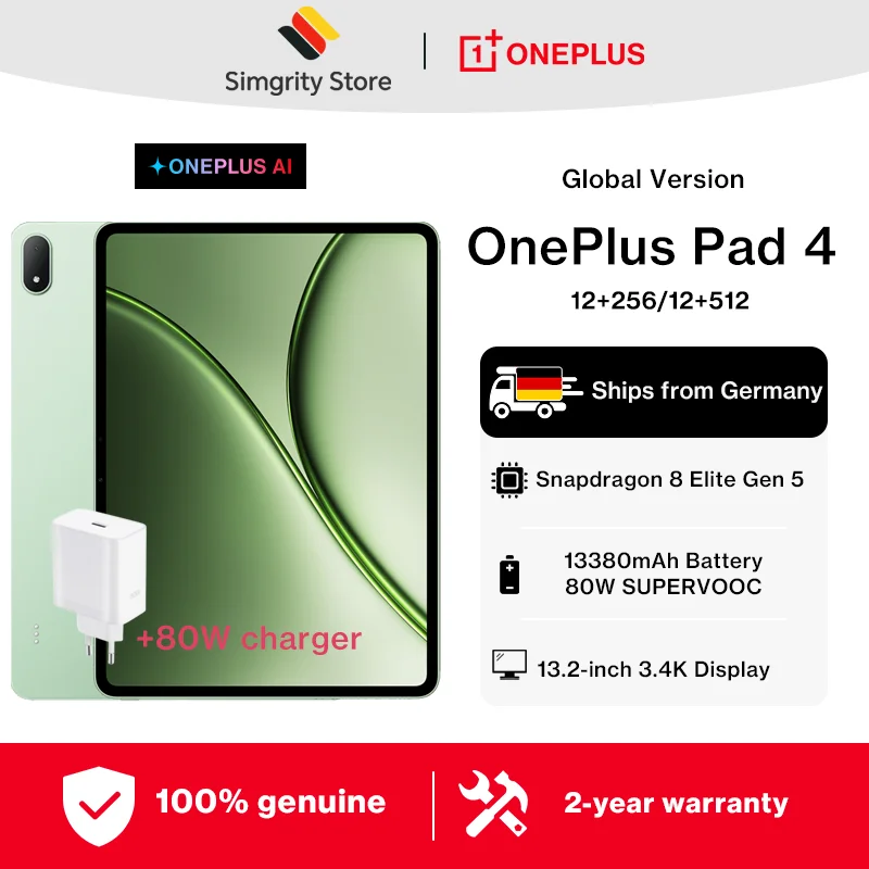 Tablet OnePlus Pad 4 12GB/256GB