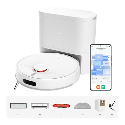 XIAOMI H40 Robot Aspirador con Auto-Vaciado, Aspiración 10000 Pa