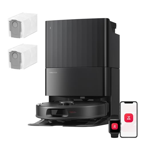roborock Qrevo S Pro Set Robot Aspirador (Versión Mejorada del QV 35A) Succión de 18500 Pa, Base Todo en Uno, 2,7L Bolsa para Polvo, Sistema antienredos, Evitación de Obstáculos, Negro