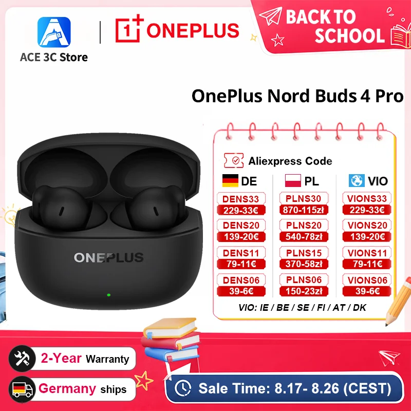 Auriculares OnePlus Nord Buds 4 Pro