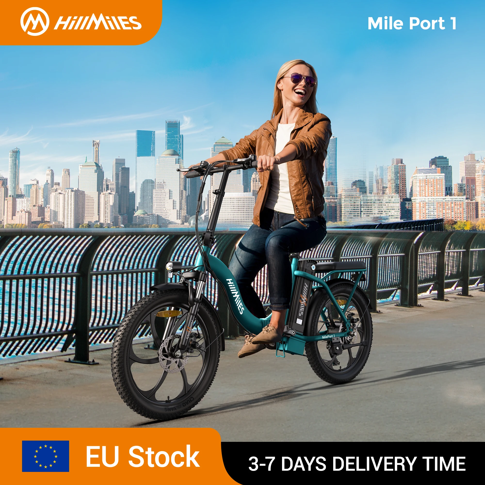 Bicicleta eléctrica HillMiles MilePort 1