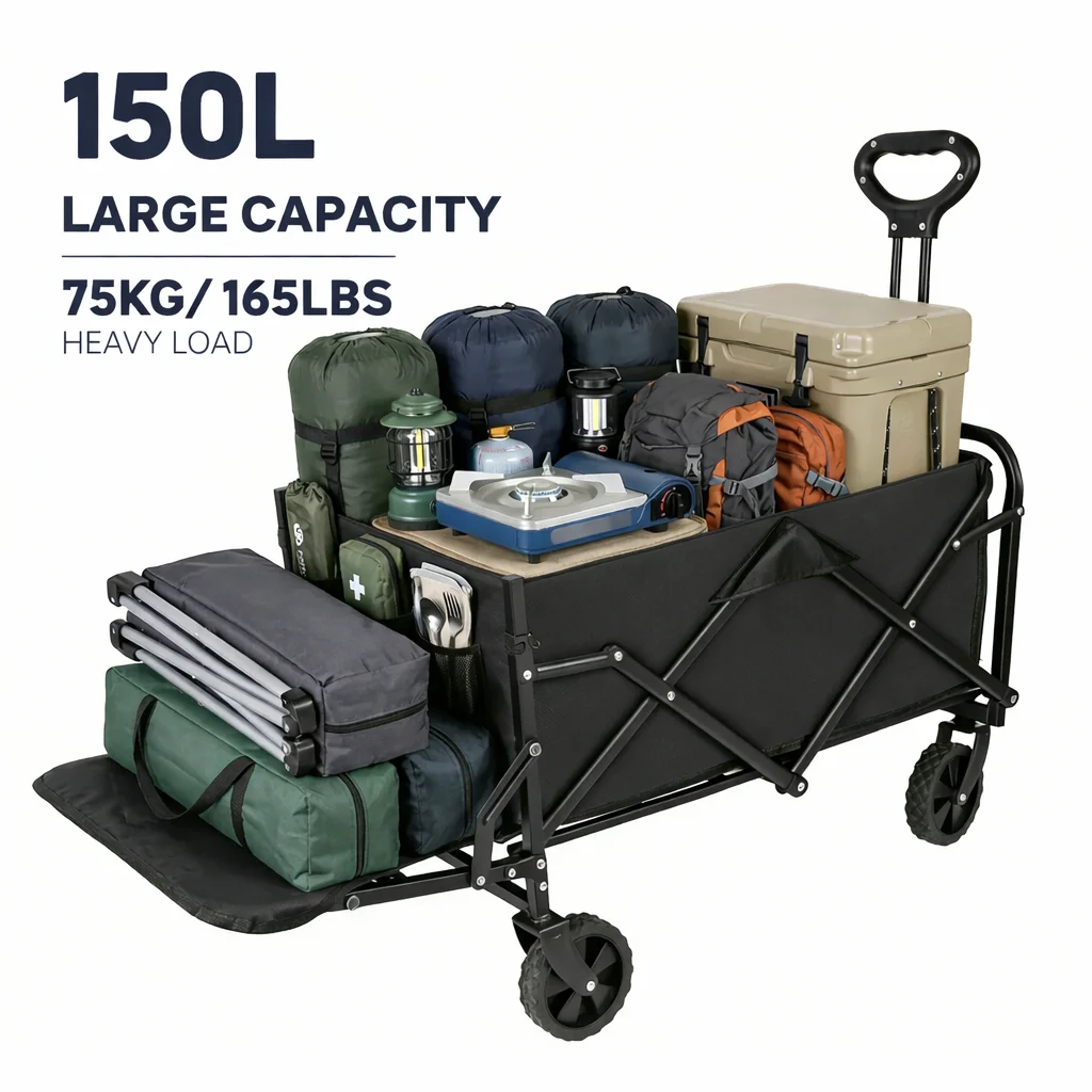 Carrito de Camping Plegable y Expandible