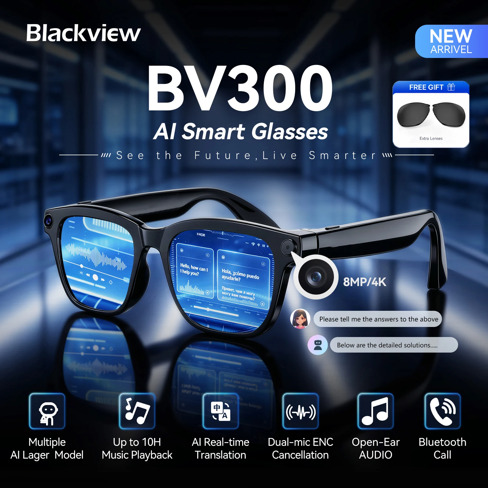 Gafas inteligentes Blackview BV300
