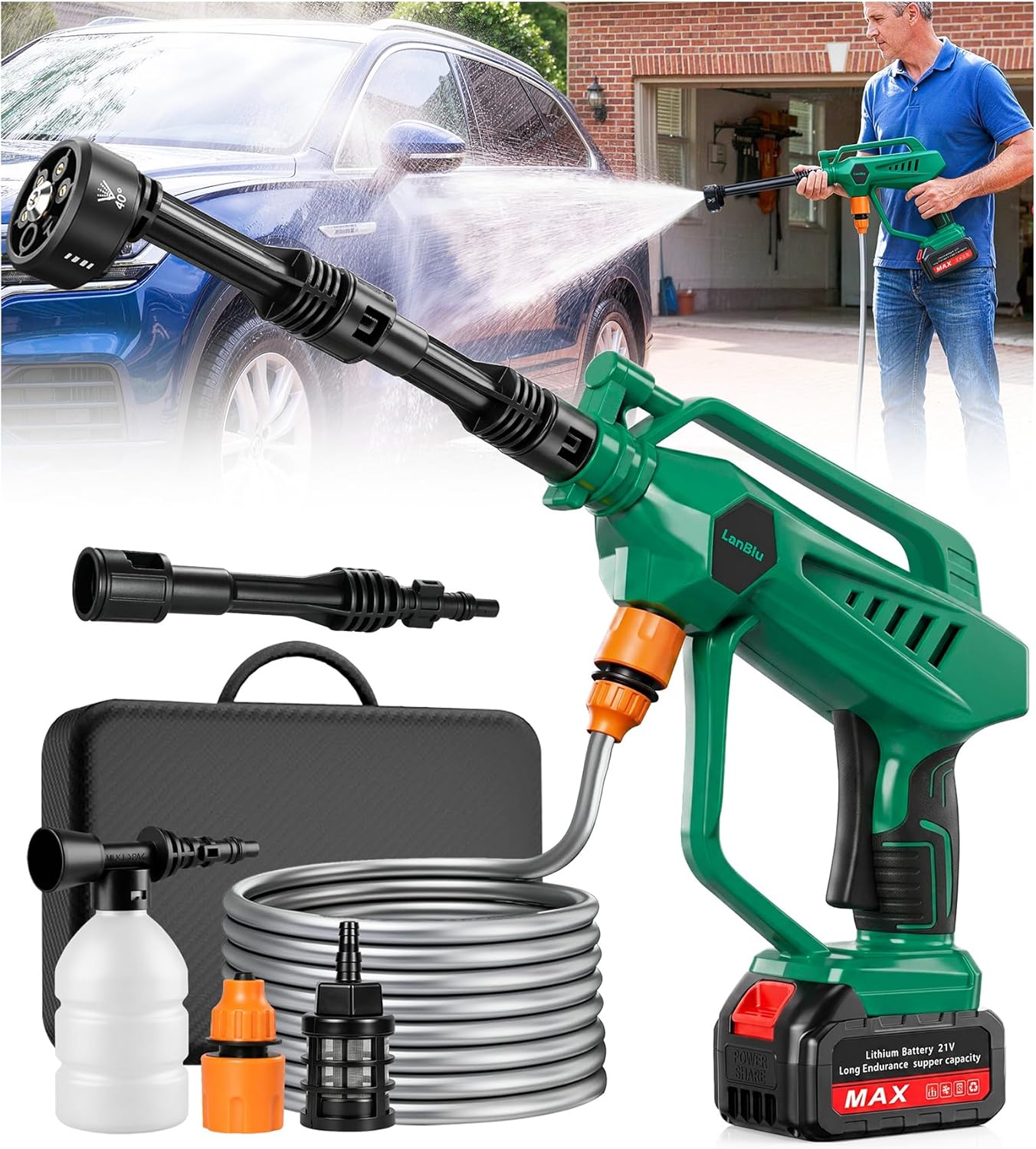 HIDROLIMPIADORA PORTÁTIL 800PSI