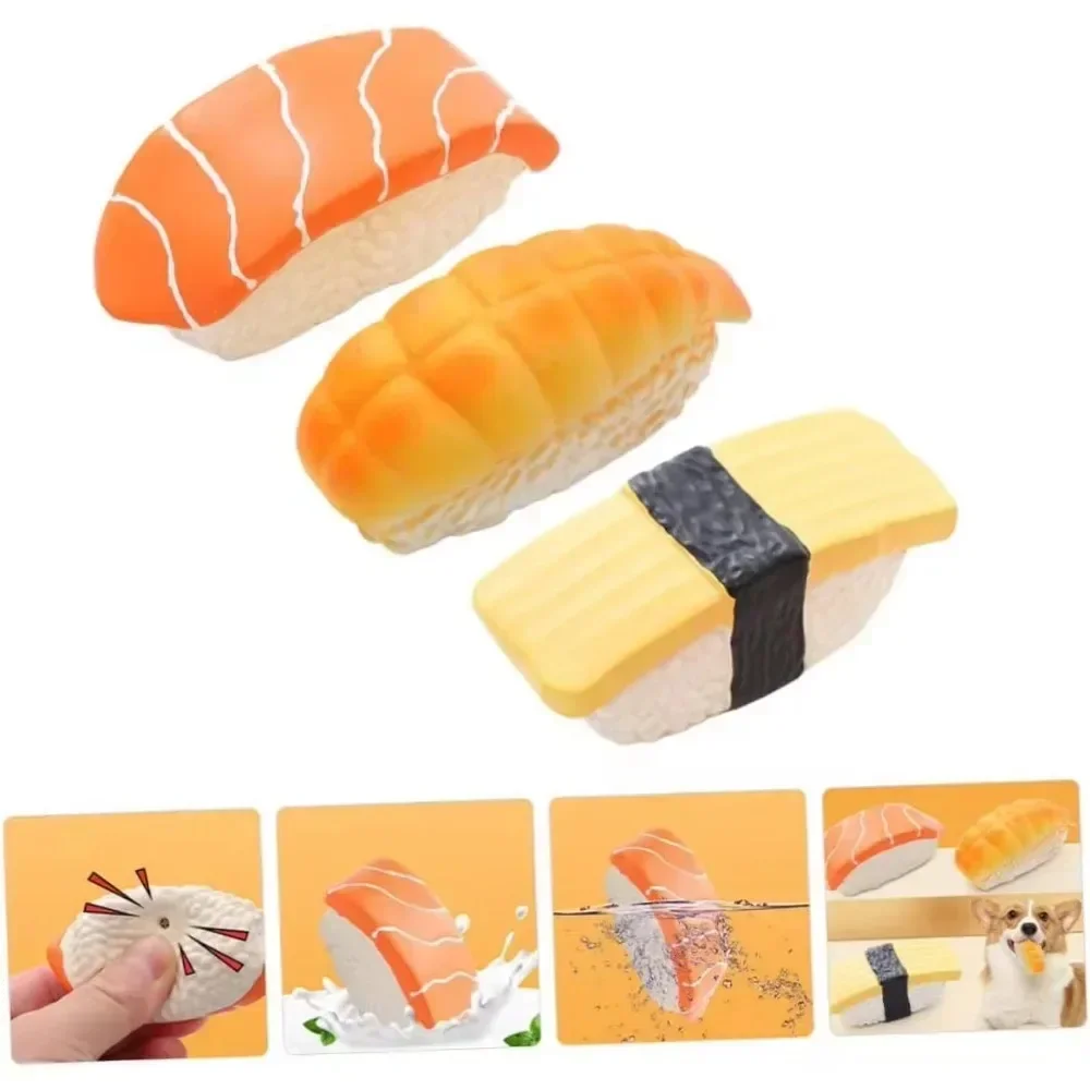 Juguete para perros con forma de sushi
