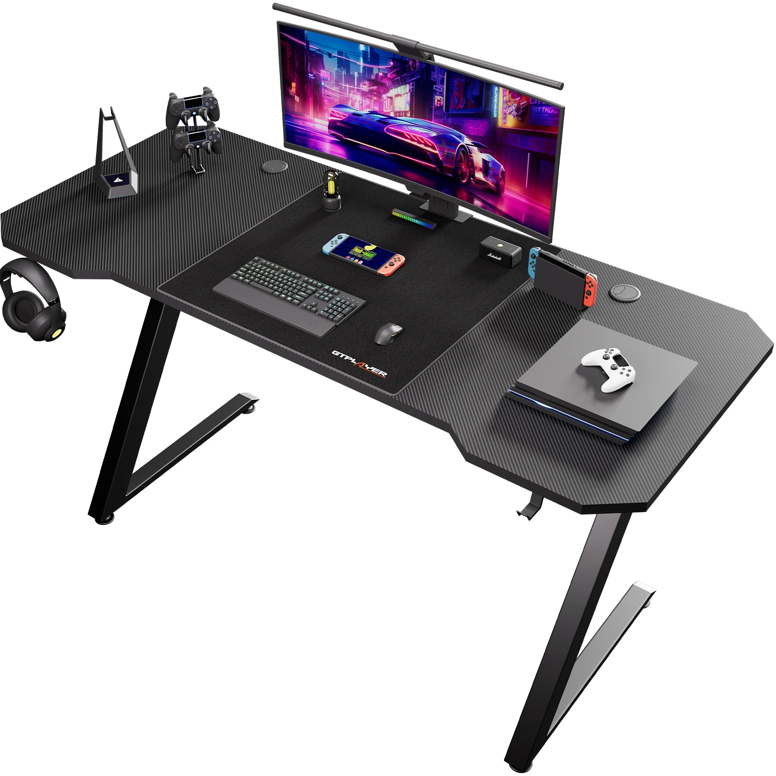 Mesa de juegos GTPLAYER con LED