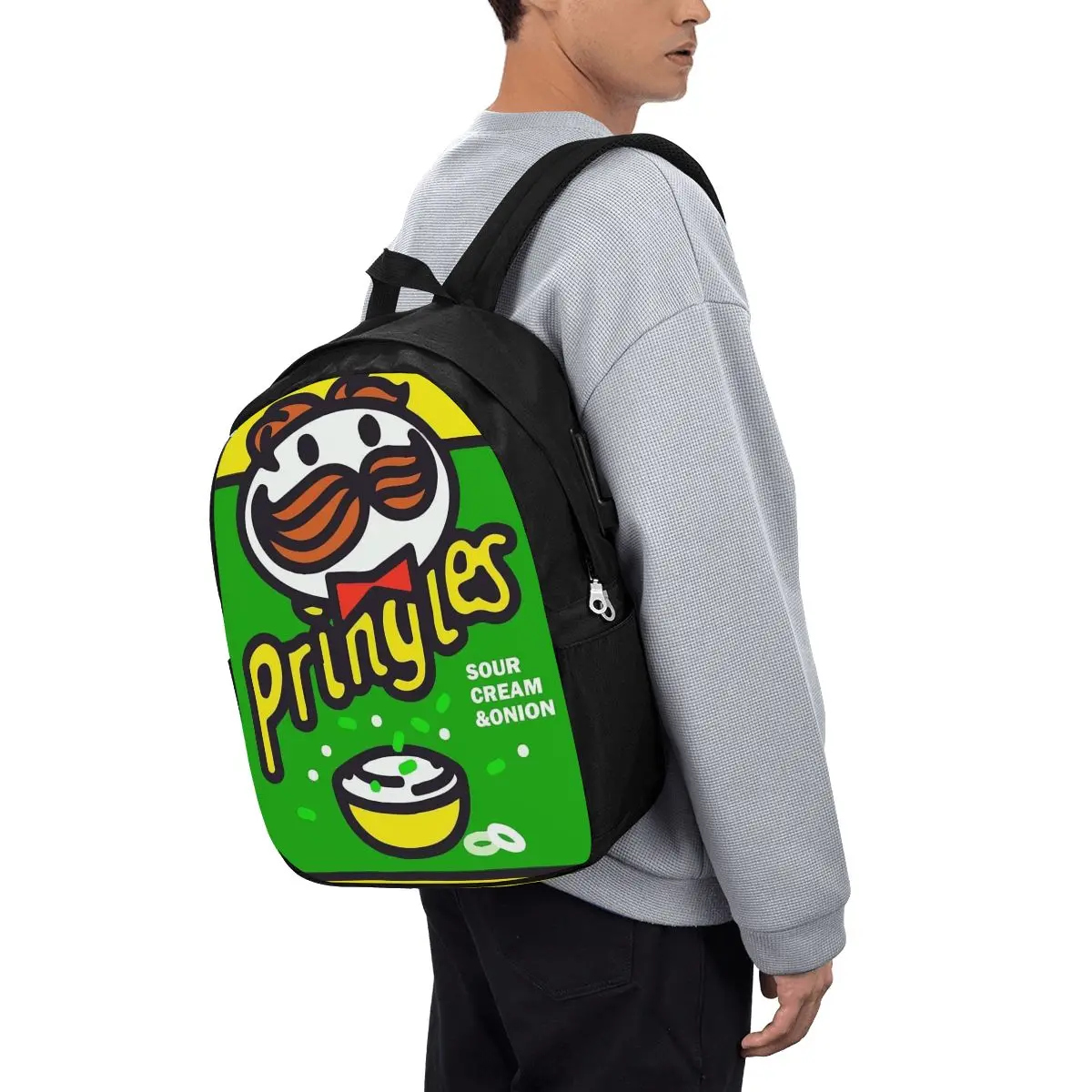 Mochila estampada Pringles multifuncional