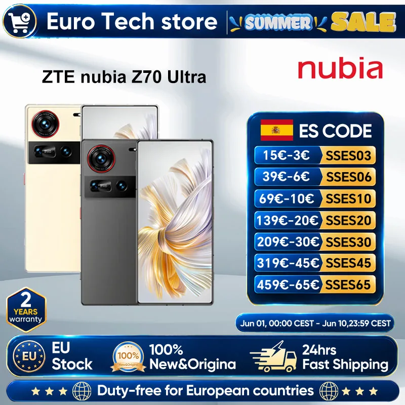 Nubia Z70 Ultra  RAM: 12 GB | ROM: 256 GB