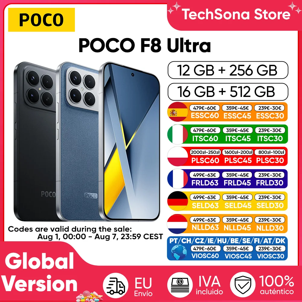 Poco F8 Ultra  RAM:  12 GB | ROM: 256 GB